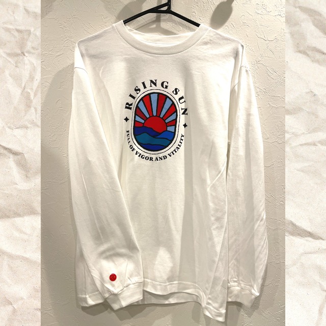 RISING SUN 長袖Tシャツ（ホワイト・ブラック）