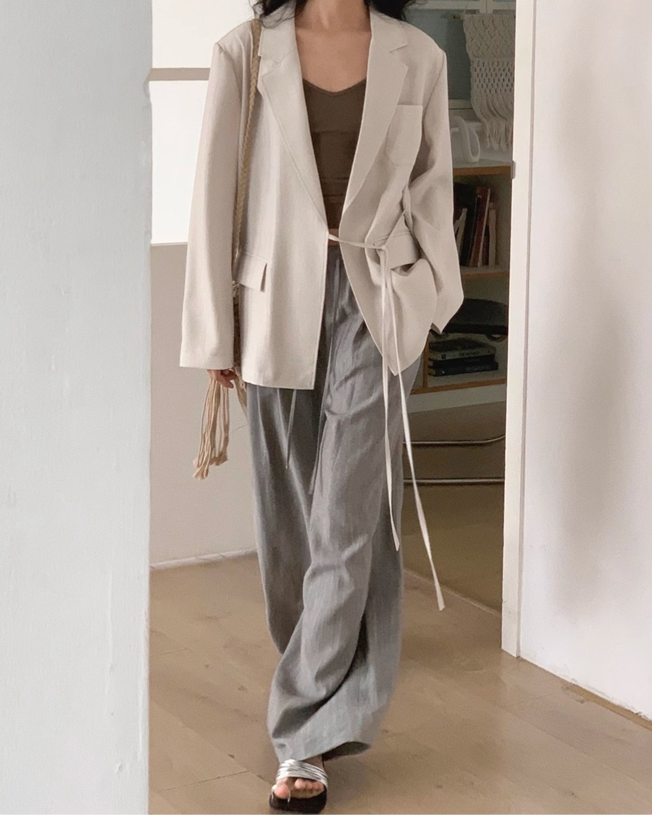 グレイッシュワイドパンツ  A0019 - 7