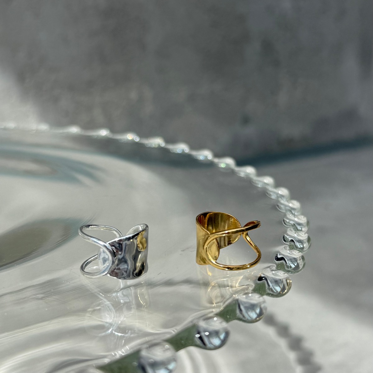 silver925 loop design ring | AKINAWAN