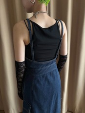 MADE IN JAPAN denim maxi dress-4767-6
