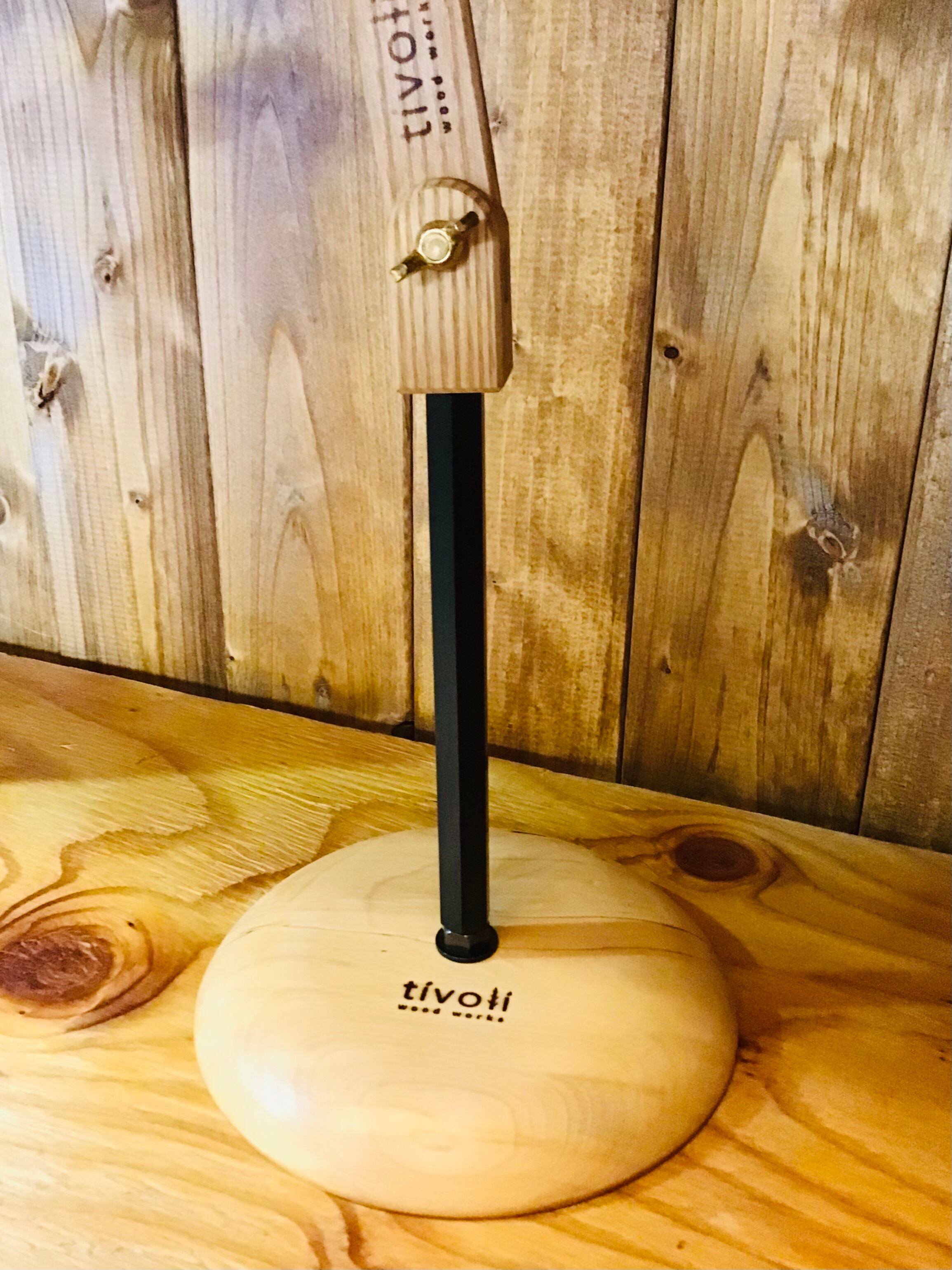 【 tivoli wood works】 ウッド　タープポール tivoli wood works iron hexa pole(150,200) | OLIVE OUTDOOR EQUIPMENT