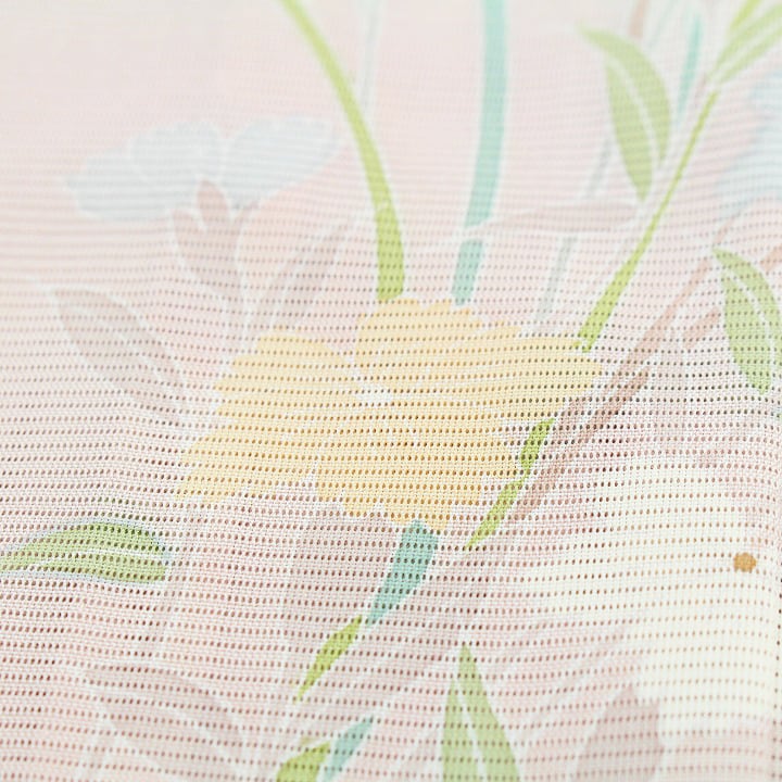 最高級【絽の訪問着】 名門デパート【伊勢丹】誂え 上品な『本友禅染