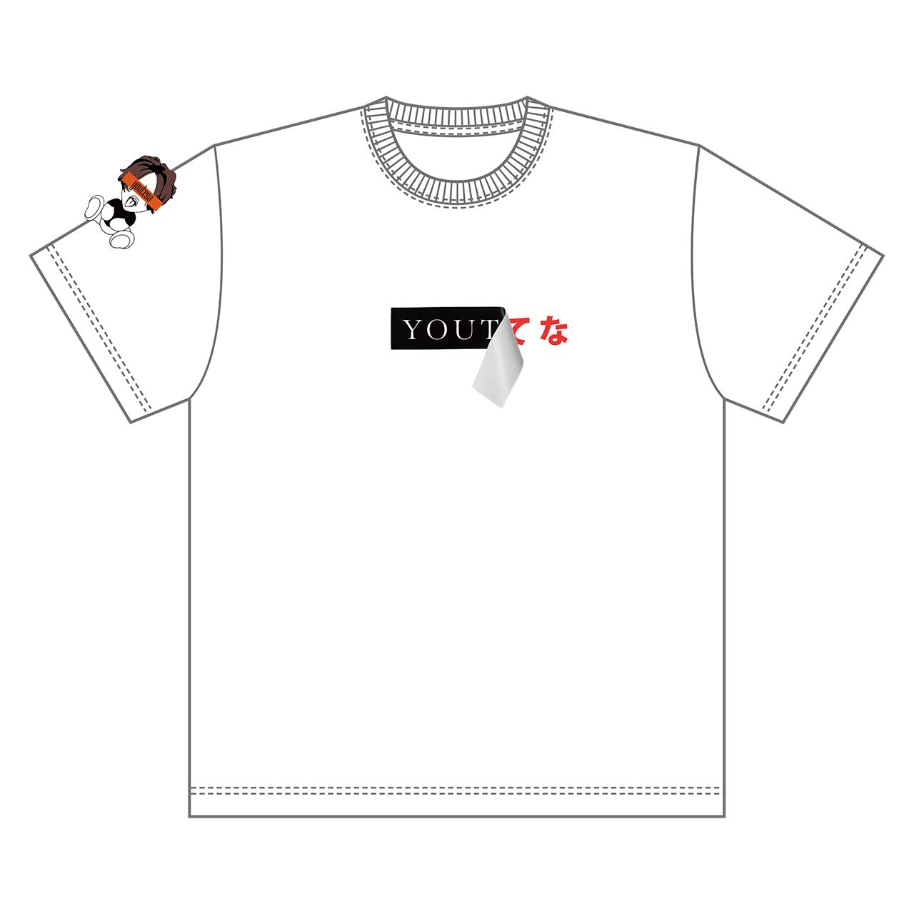YT6-0003】YOUTENA Tシャツ ホワイト | youtena