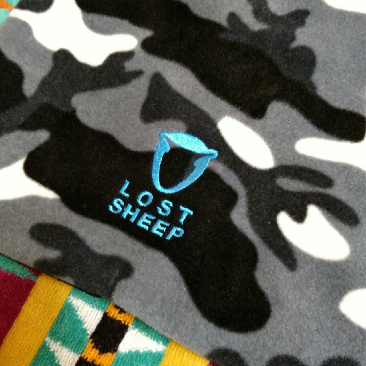 DalPonte ウォーマー　L/M ネイビー迷彩 LOSTSHEEP 迷彩ネックウォーマー | LOST SHEEP