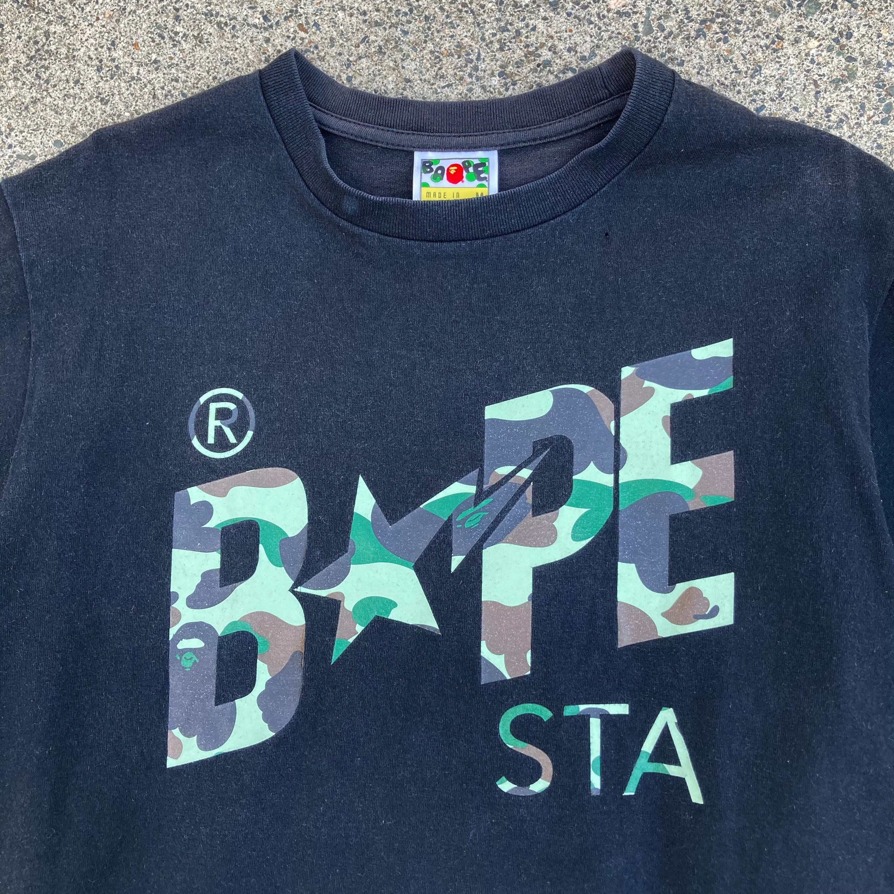 BAPE アベイシング エイプ 半袖スエットTシャツ BAPE STA - Tシャツ