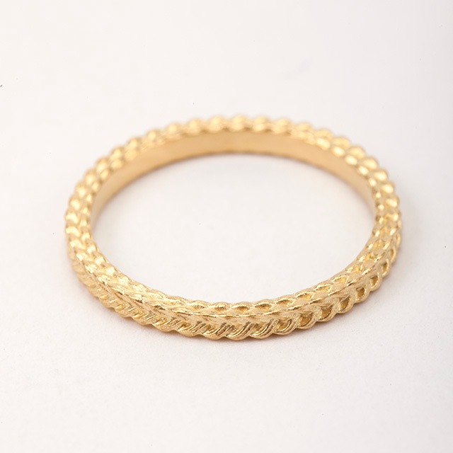 【受注生産】SILVER 925 Braid ring  / gold