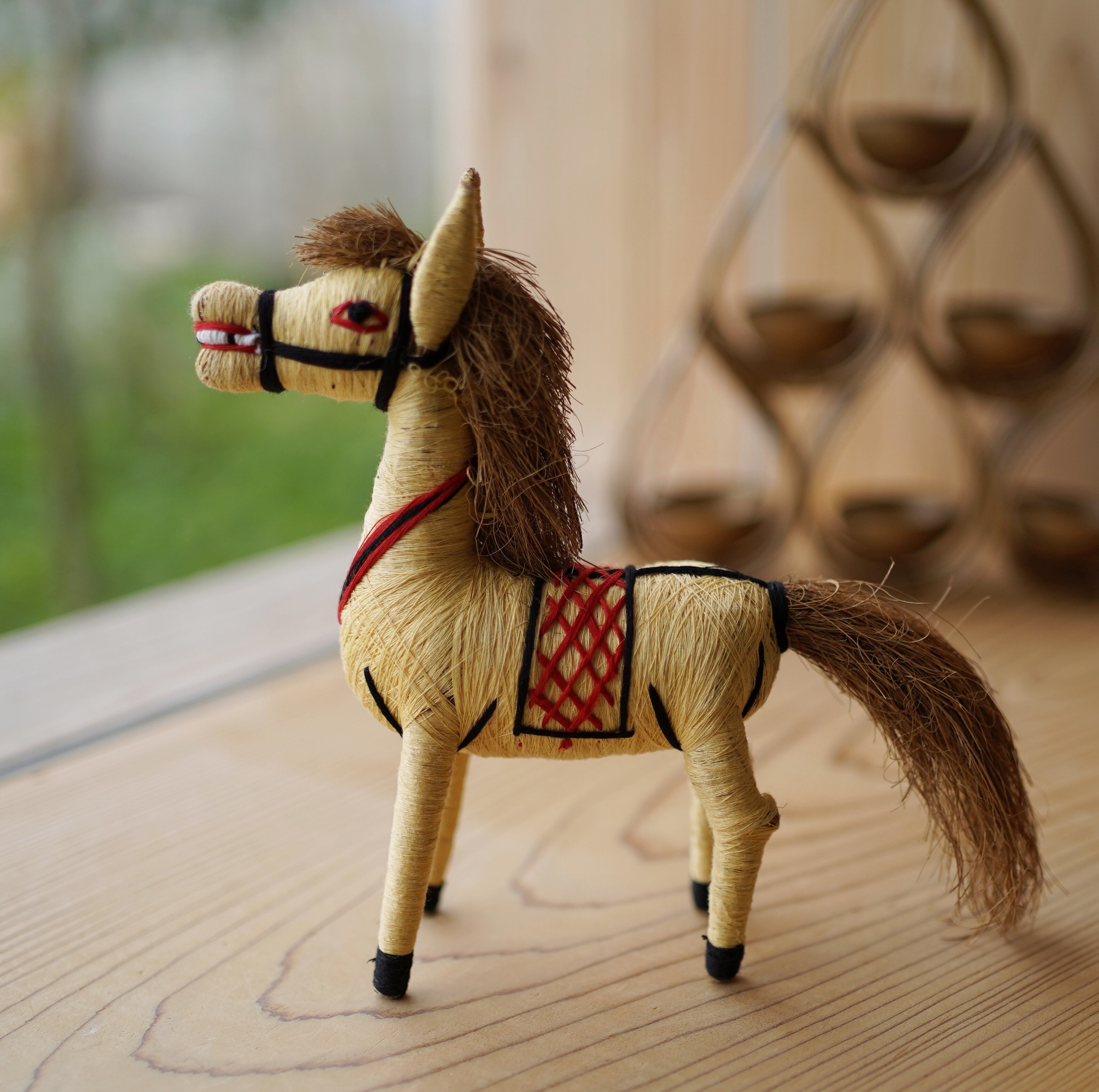 ココナッツファイバーの跳ねっこ馬/People Tree