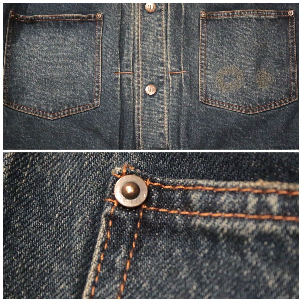 AT-DIRTY】UNION JACKET(VINTAGE) -INDIGO (アットダーティー) 正規
