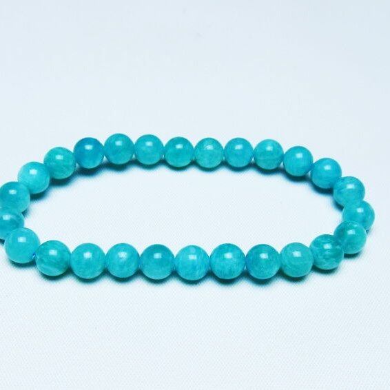 アマゾナイト ブレスレット 7mm 一点物 メール便可 [M便 1/10] 111-47814