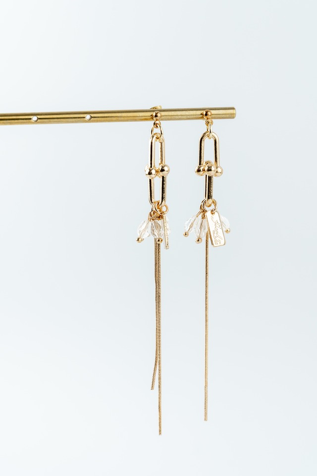 Crystal Swing Gold Tassel