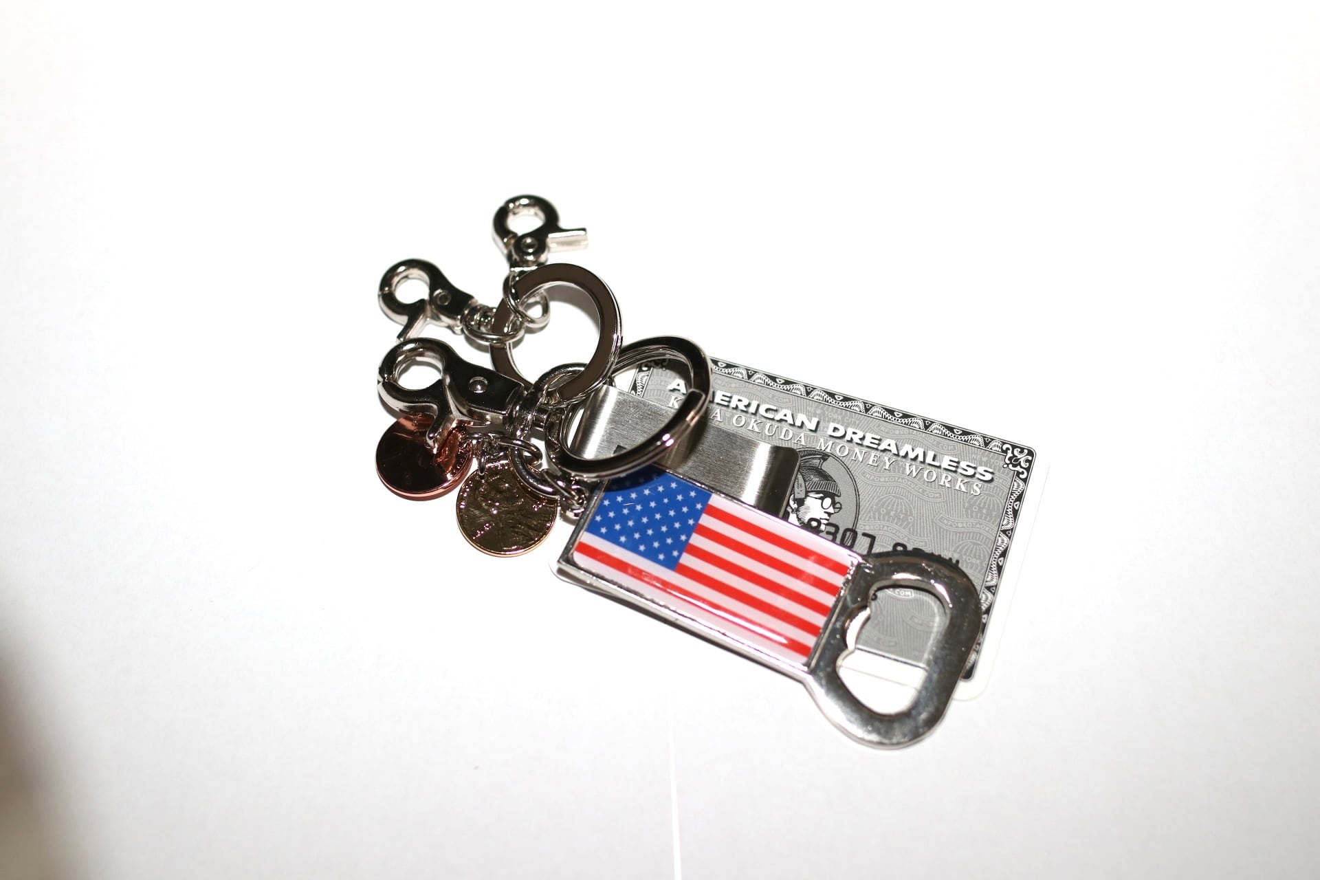 26SS】KOTA OKUDA MONEY CLIP KEYRING(STEEL/MULTI) KOMW-008 | IAAAM