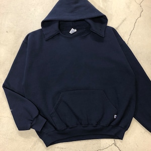 RUSSELL NAVY SOLID PARKA XL