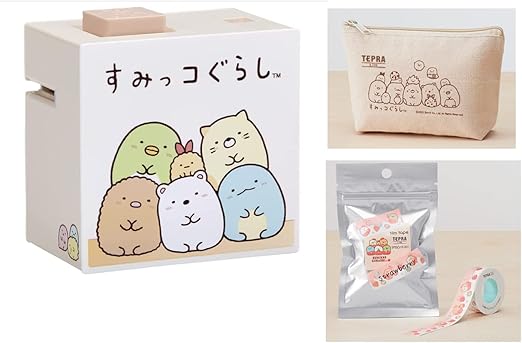 キングジム ラベルプリンター テプラ Lite すみっコぐらし ポーチ付 キングジム ラベルプリンター「テプラ」Lite すみっコぐらし LR30SG-S
