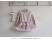 韓国子供服 / 26winter / puella FLO / バレエワンピース / キッズ / 冬服 *90~140*