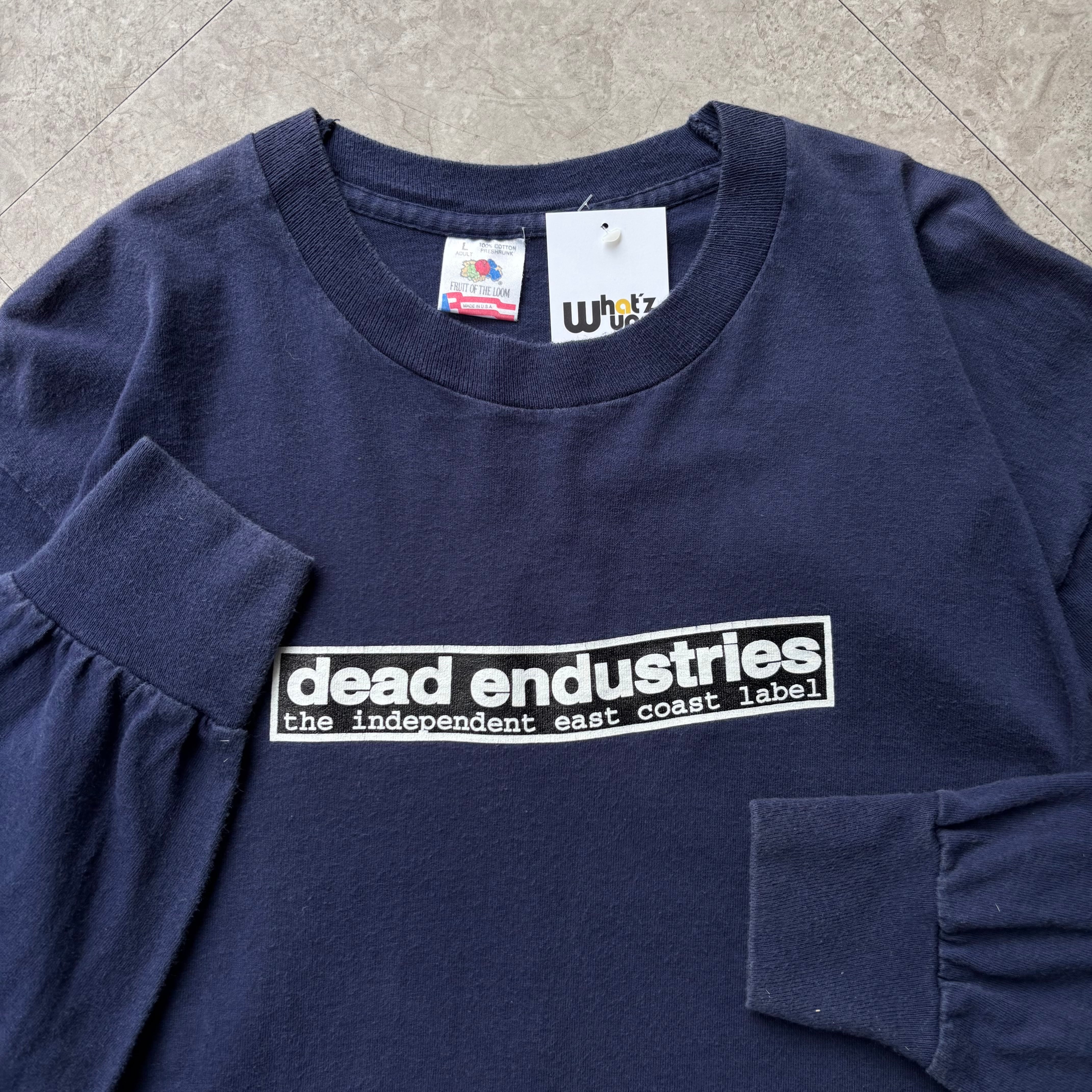 90s DEAD END "dead endustries" parody L/S T-shirt【仙台店】