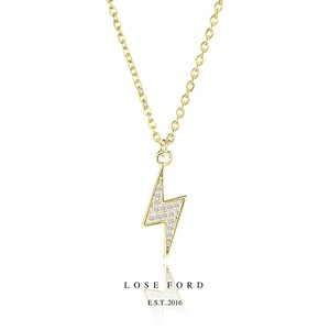 24kgp thunder necklace #N03