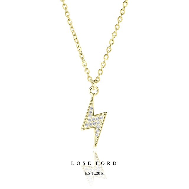 24kgp thunder necklace #N03