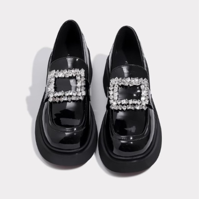 Square bijoux loafers A A683