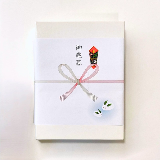 【冬限定 熨斗(雪うさぎ)】和風ラッピング