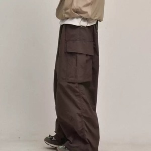 ライトナイロン ワイドカーゴパンツ N3434