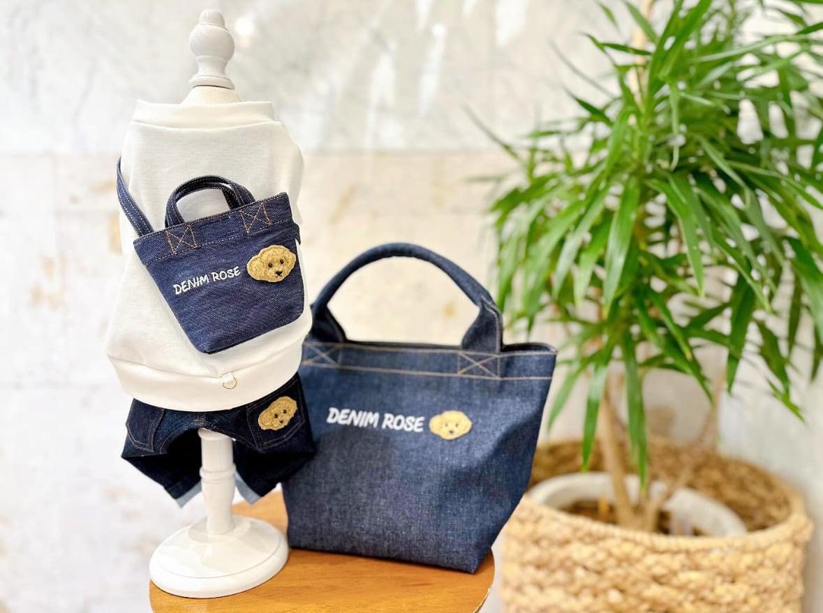 ワッペンデニムバッグ | DENIM ROSE