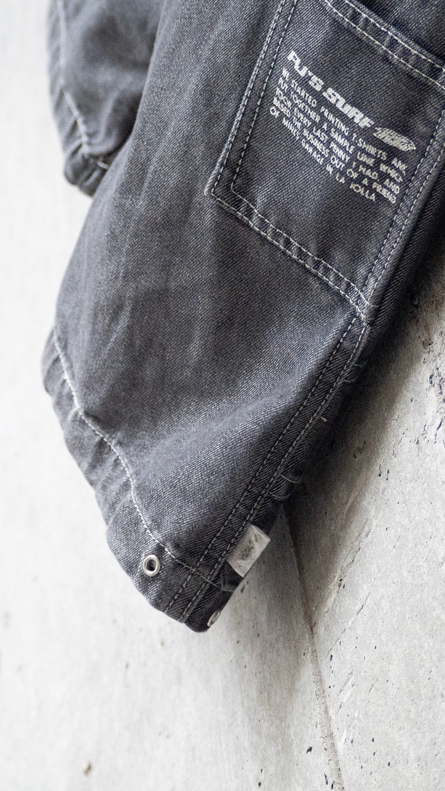 "PJ's Surf" used Grey denim half pants