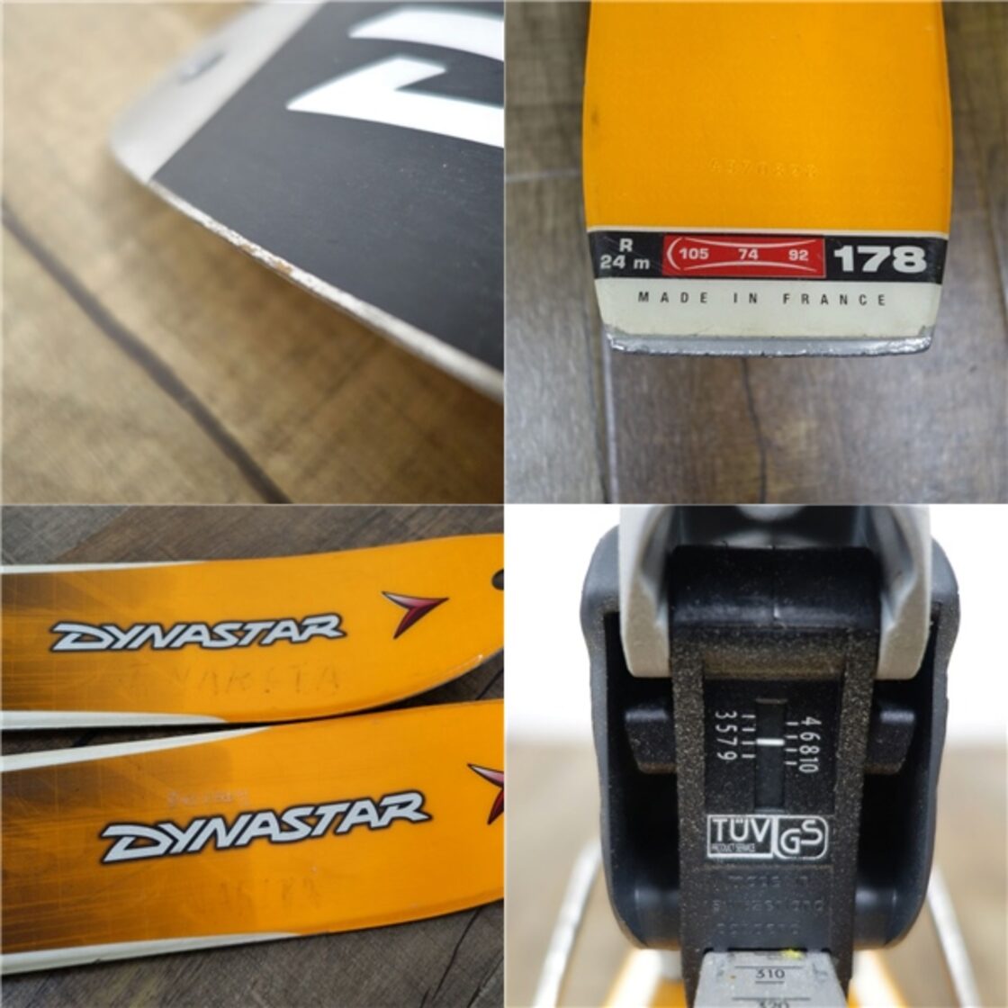 ディナスター DYNASTAR VERTICAL 178cm センター74mm ビンディング 