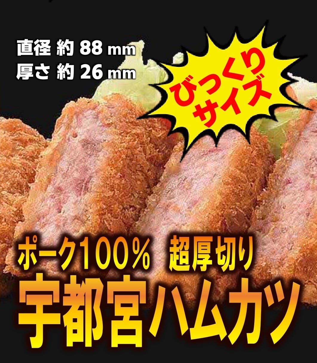 ハムカツ様 冷凍】ハガフーズ 宇都宮ハムカツ120g 30枚入り【業務用】 | 増田家
