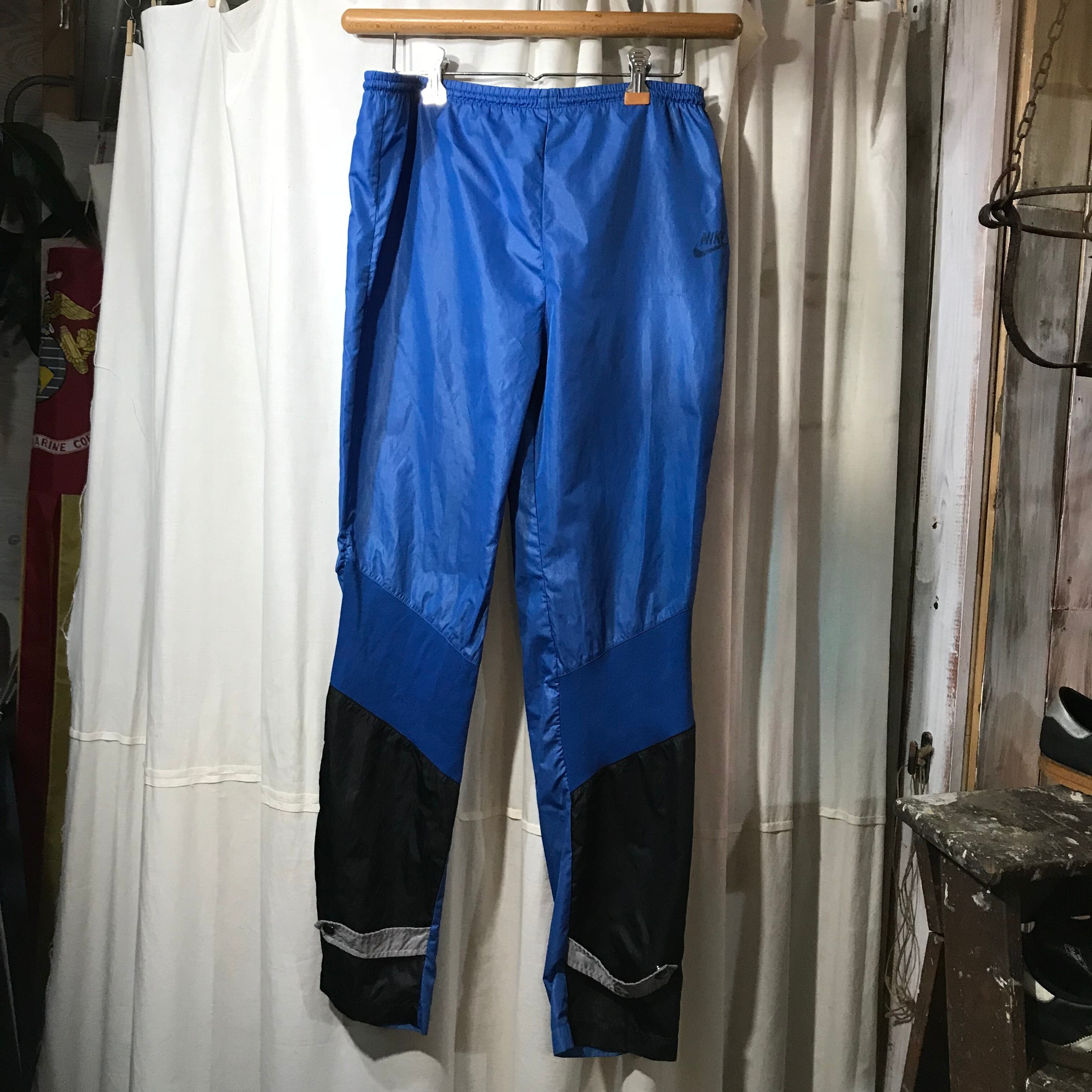 80's old NIKE ナイキ ナイロンパンツ フリーサイズ