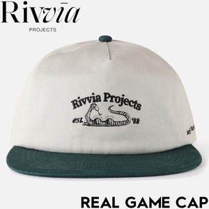 Rivvia PROJECTS リヴィアプロジェクツ REAL GAME CAP ストラップバックキャップ  帽子 RHW-25314 Bone Green 日本代理店正規品
