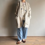 MITTAN　JK-84B 薄手刺し子織羽織（ベンガラ染）ベンガラ白 size 2