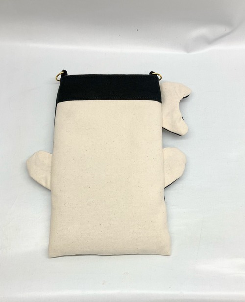 【ショルダーベルトなし】スマホポシェット　ミニショルダー　シャチ｜とりさん工房ーかわいいハンドメイドポーチ