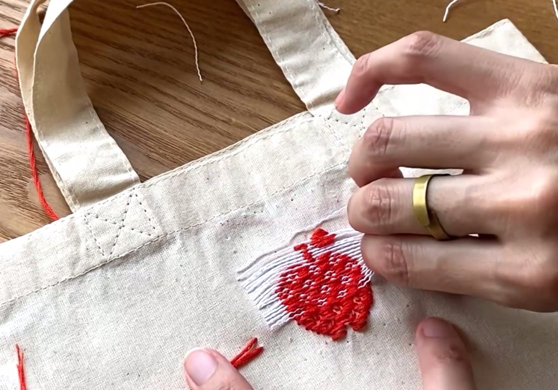 Vol.2：こぎん刺し模様を楽しむコットンバッグ | koginbank online shop