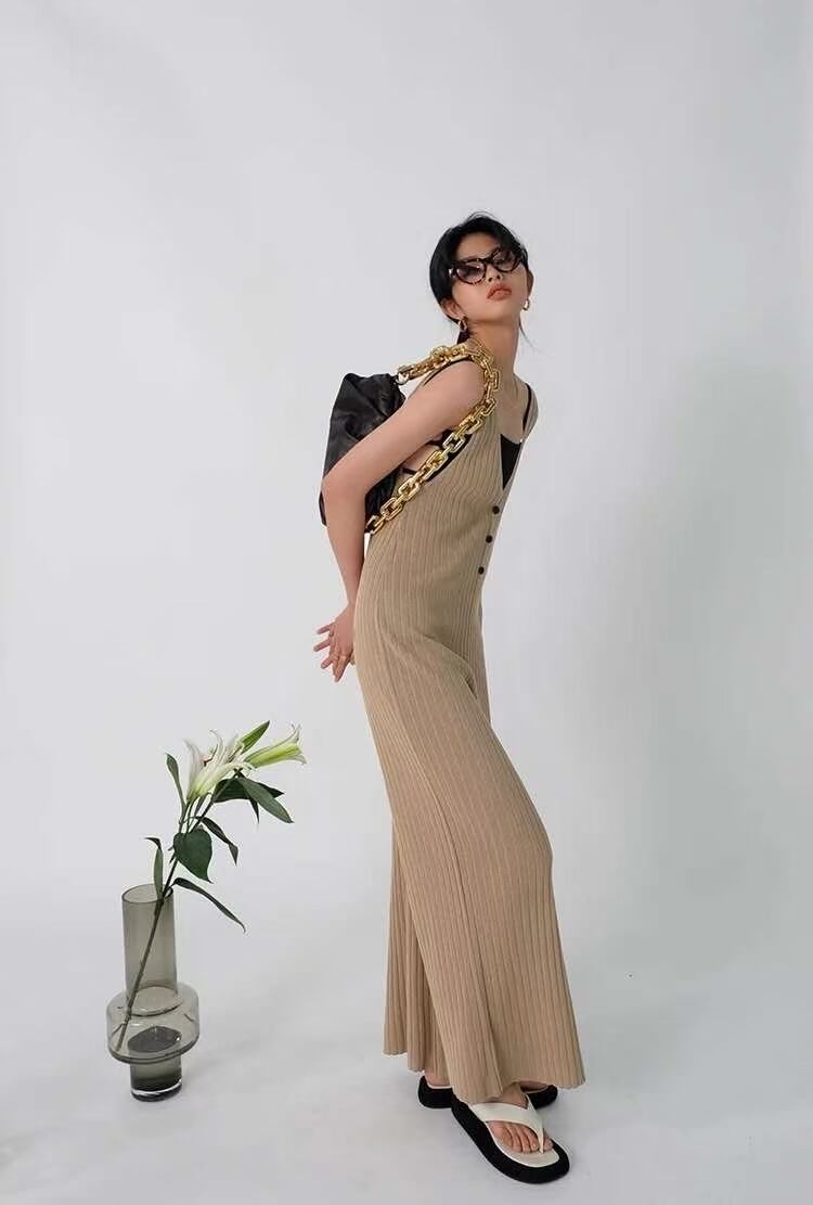 リブニットサロペ　AJ1050-1842