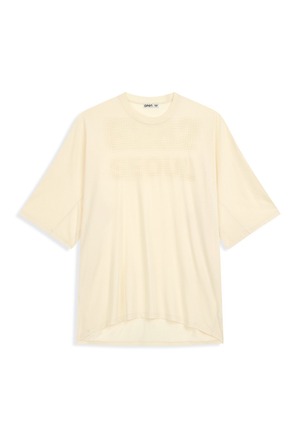 [OPEN YY] SEOUL LOUNGE TEE, LIGHT YELLOW 正規品 韓国ブランド 韓国通販 韓国代行 韓国ファッション オープン ワイワイ 日本 店舗