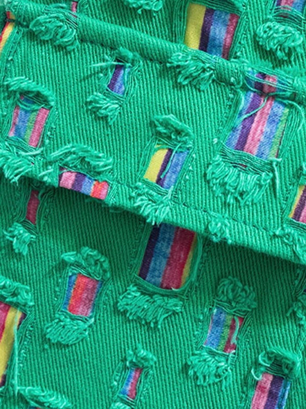 unique colorful rainbow short-pants 3color【NINE9044】 | NINE9U