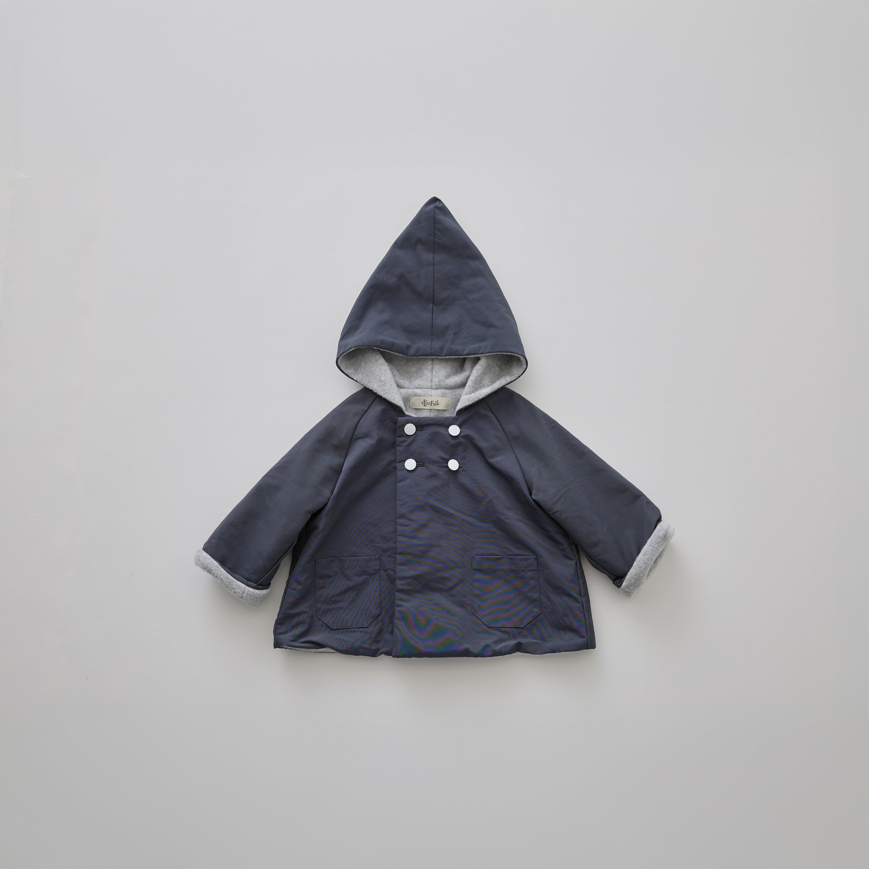 eLfinFolk(エルフィンフォルク)/ elf coat / bluegray / 90,100cm