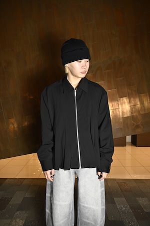 【26SS】Feng Chen Wang フェンチェンワン / Ilregular pleats crop jacket
