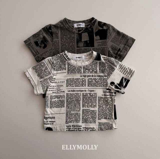 【ラス1】ELLYMOLLY / Paper pop T