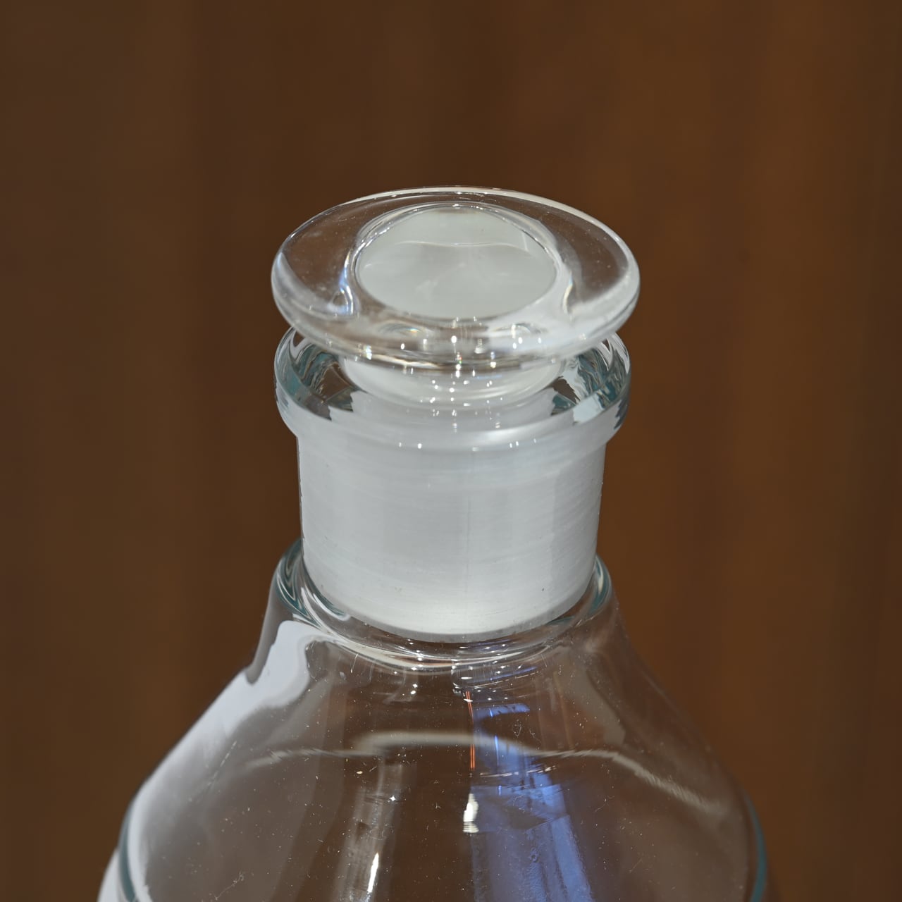 ガラス蓋の保存瓶 500ml（目盛りなし）》保存瓶硝子栓 500 ブランク