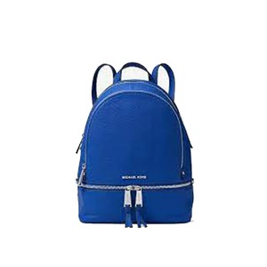 MICHAEL KORS マイケル コース リュック ロゴ入り レザー レディース ブルー lewis0182