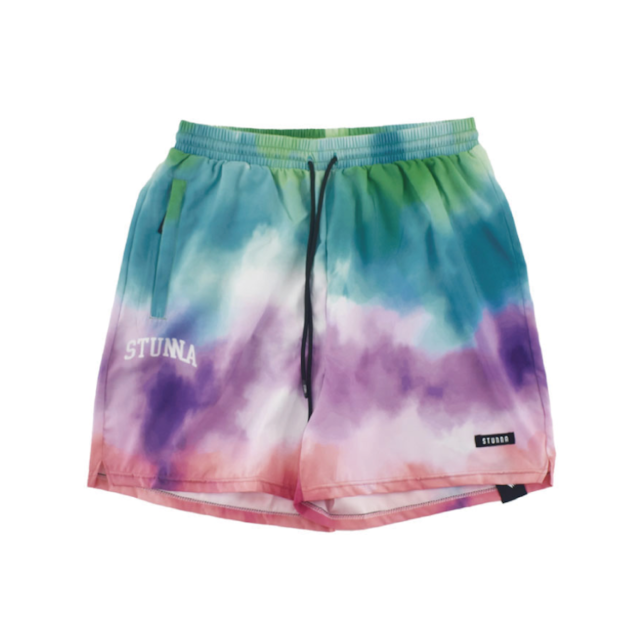Tie dye shorts : wave
