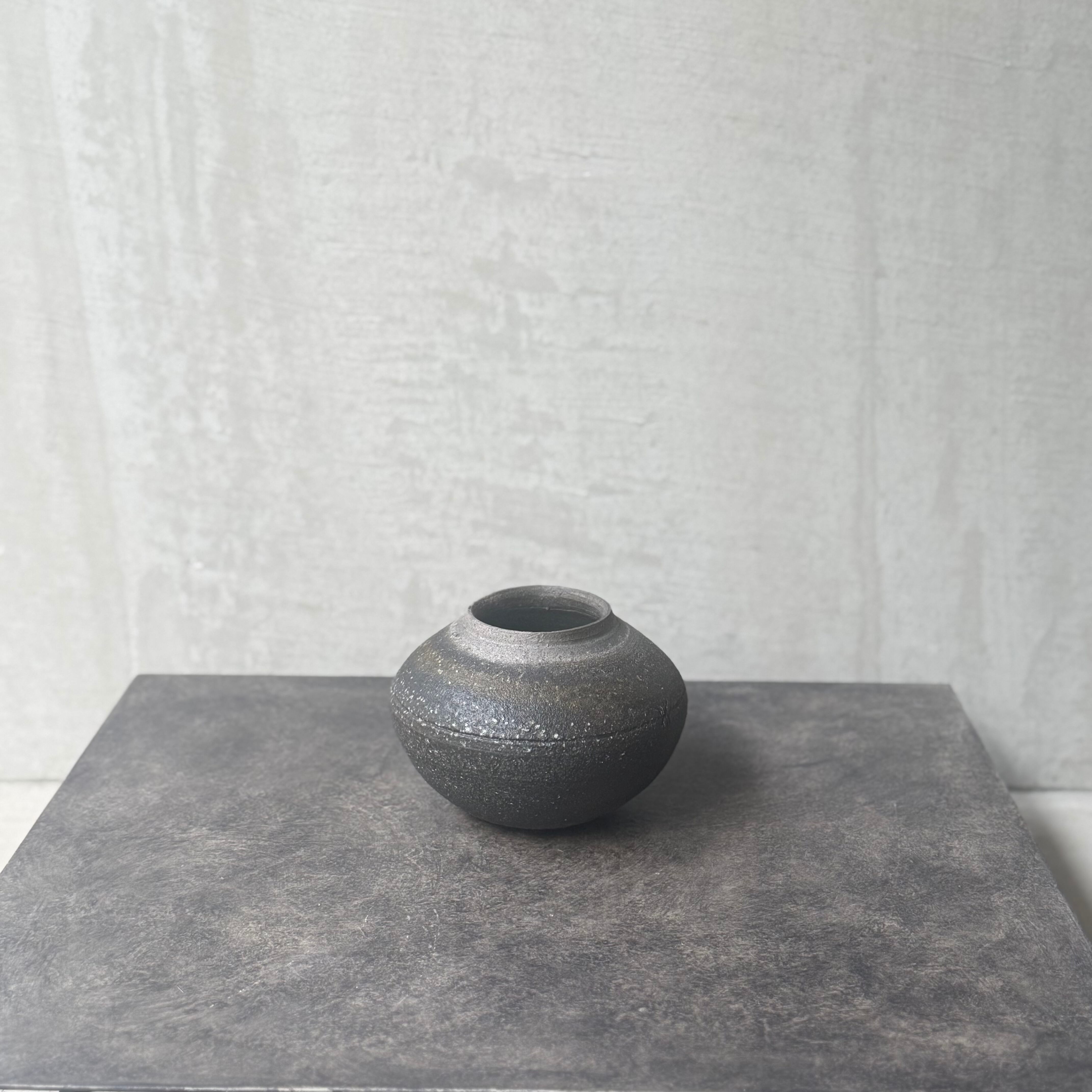 清水善行 須恵丸底壺 | gallery 一白