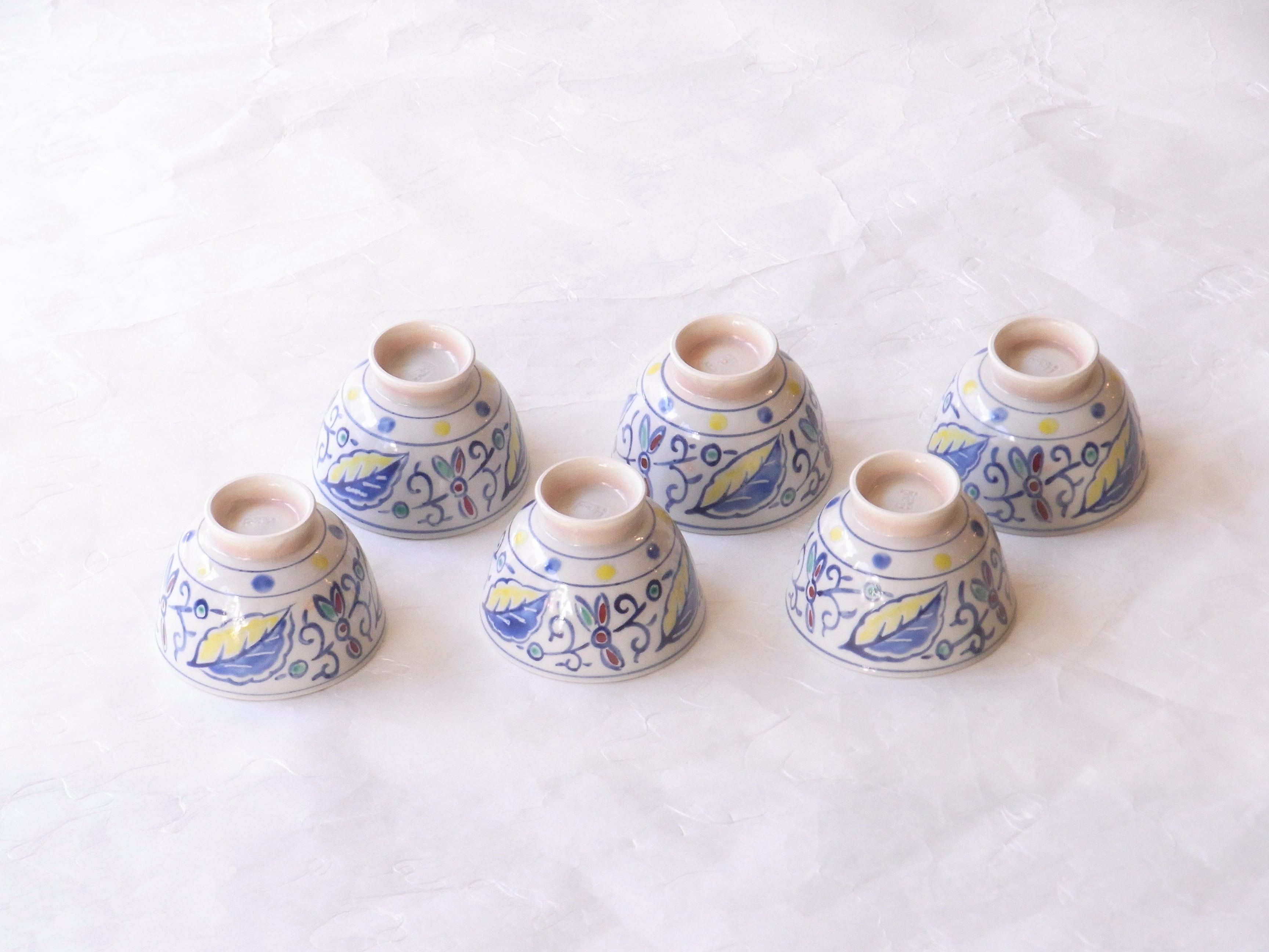 清水焼 煎茶碗 6客揃 オランダ写し | 小林漆陶