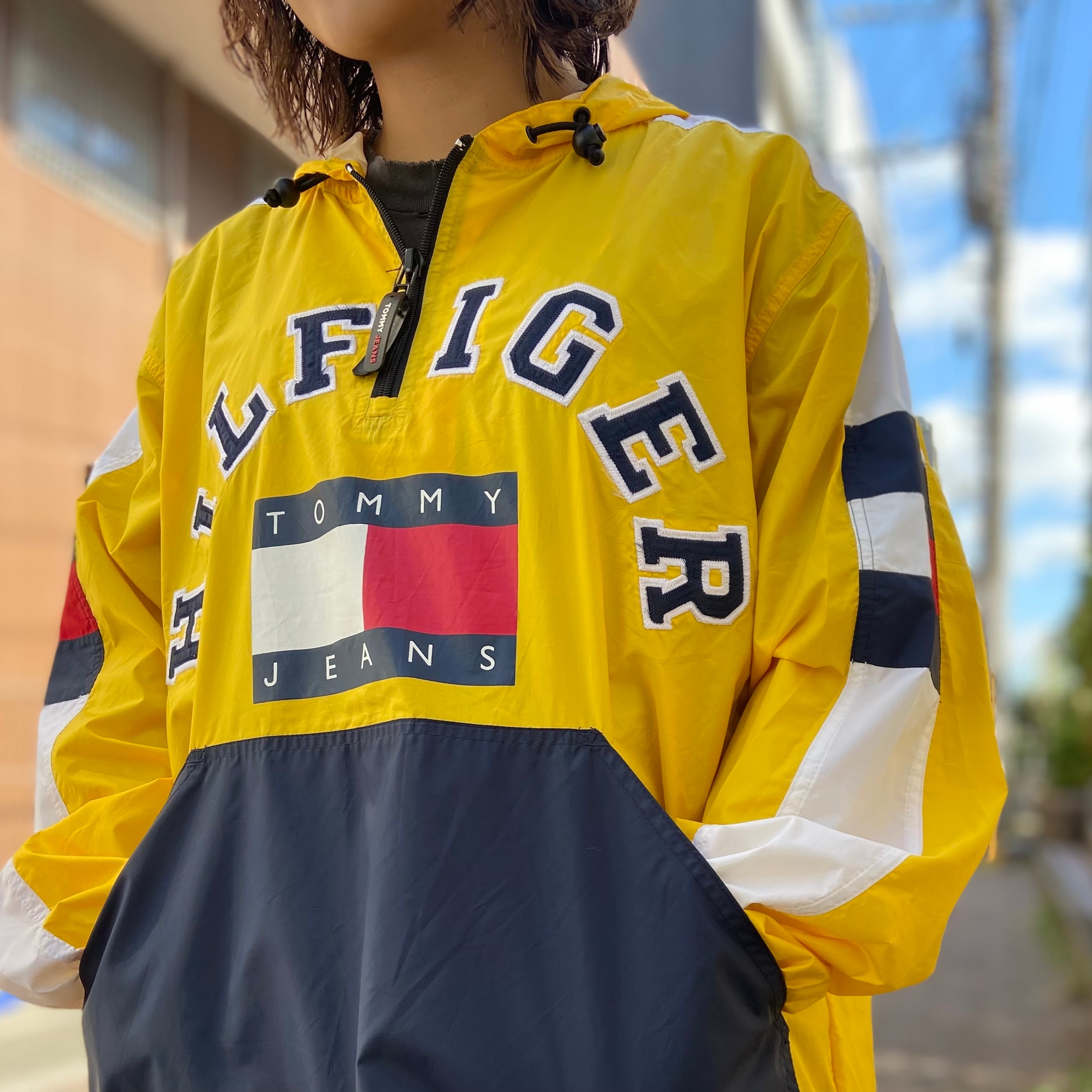 90S‼️Tommy hilfiger トミー ナイロンジャケット-