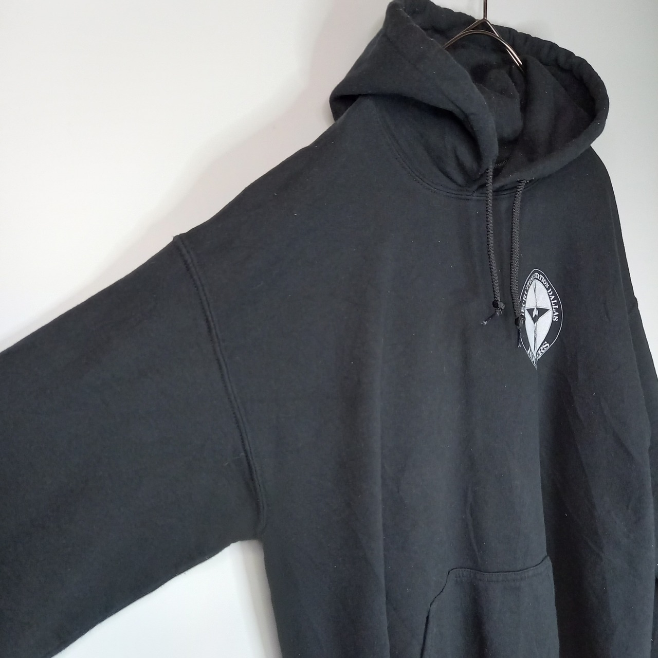 ギルダン　スウェット　プルオーバー　ヘビーブレンド　パーカー　バックプリント　M