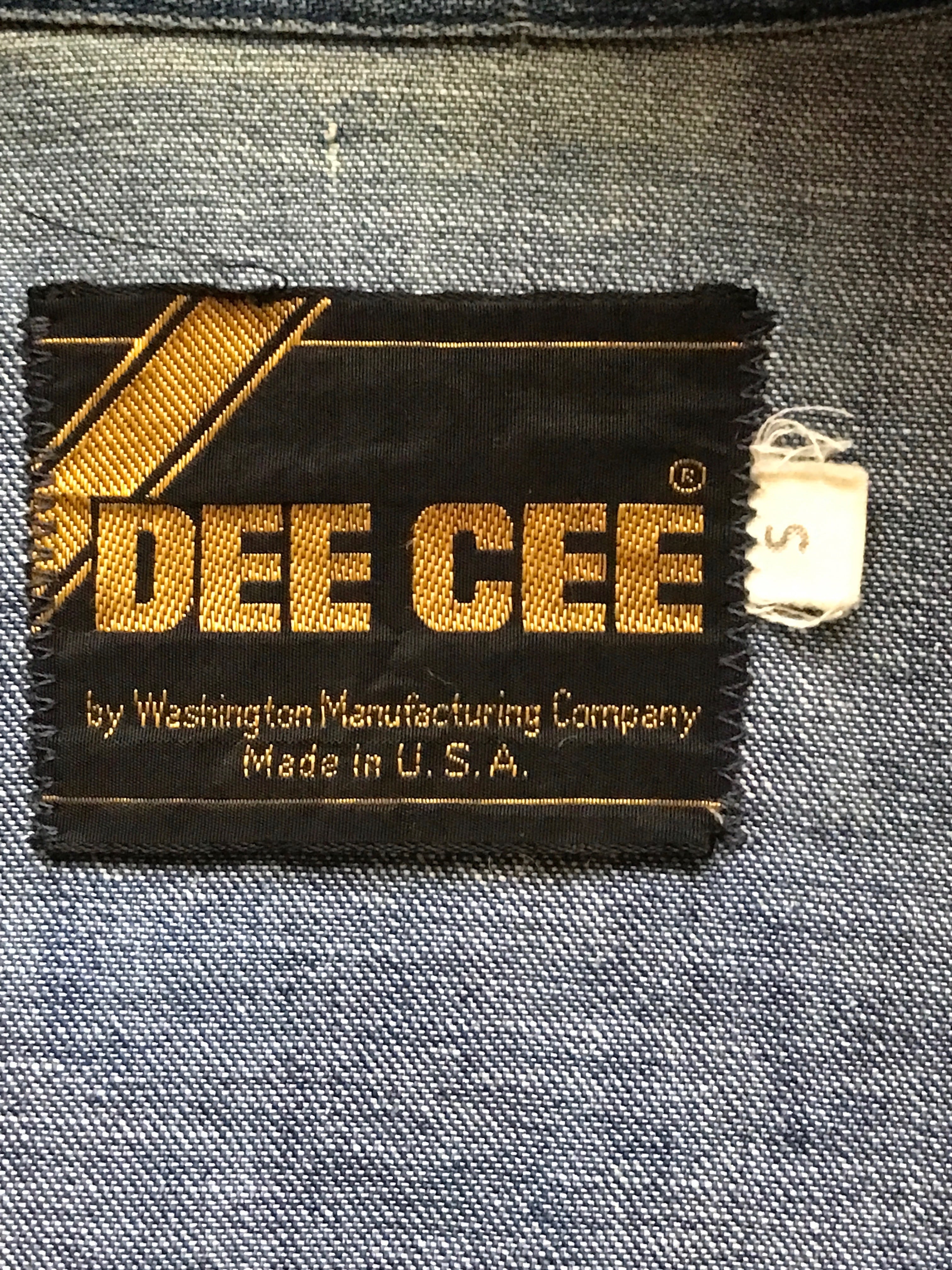 70's WASHINGTON DEE CEE デニムカバーオール　表記(S) 希少サイズ