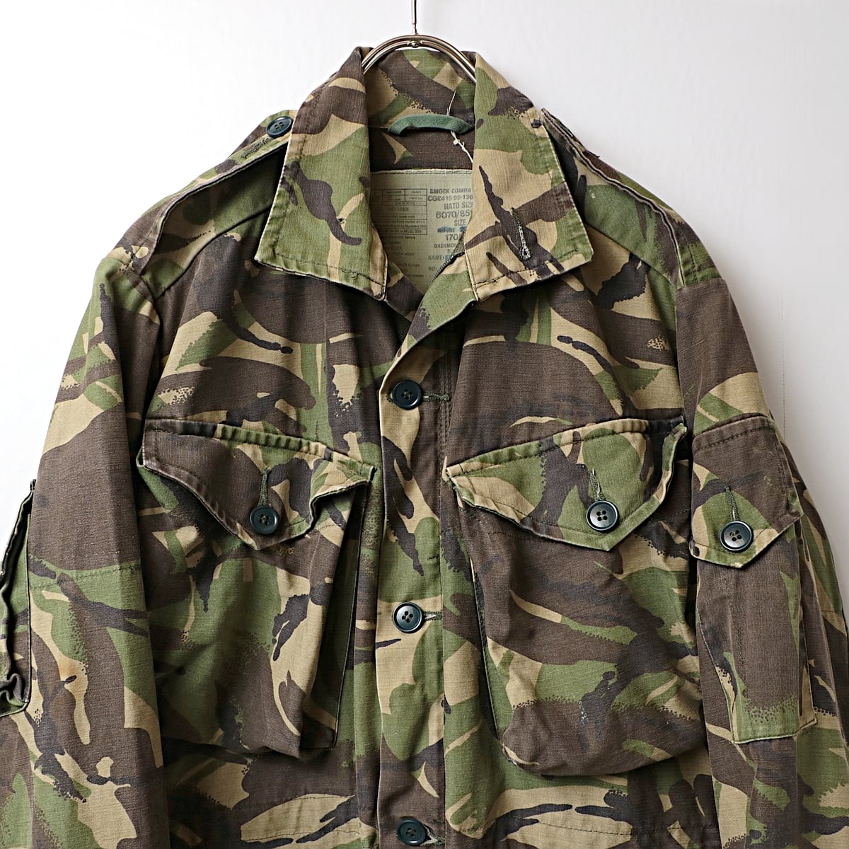 99s イギリス軍 DPM 迷彩 ミリタリー スモック コンバット 99s イギリス軍 DPM 迷彩 ミリタリー スモック コンバット