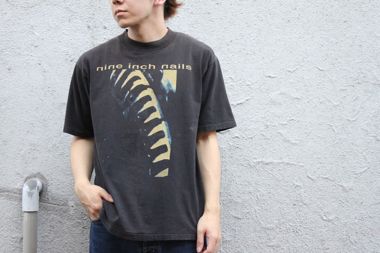 90s nine inch nails S/S tee USA製 | VOLAR