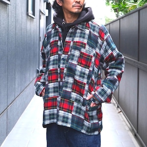 SASSAFRAS(ササフラス) T.P.Gardener Shell Half-Multi Check-(SF-252268)